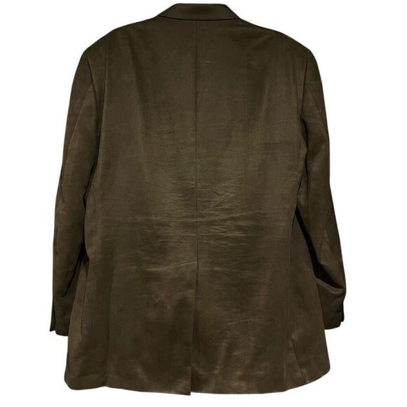 Chaps Brown Micro-Suede Suit Jacket Sports Coat Blazer Men’s 46L - Picture 2 of 7